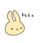 うさぎメンタル。(うざい・こわい Ver.)（個別スタンプ：1）