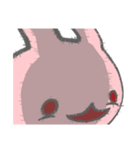 うさぎメンタル。(うざい・こわい Ver.)（個別スタンプ：21）