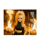 ギャル語炎ver.（個別スタンプ：3）