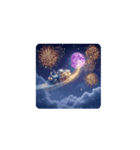 幻想列車と花火Fantasy Train ＆ Fireworks（個別スタンプ：9）