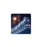 幻想列車と花火Fantasy Train ＆ Fireworks（個別スタンプ：10）