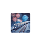 幻想列車と花火Fantasy Train ＆ Fireworks（個別スタンプ：14）