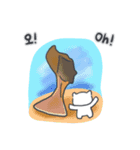 旅人ベベニャン (韓国語 -英語) 4（個別スタンプ：11）