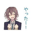 テスト報告★男子高校生の励まし（個別スタンプ：10）