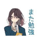 テスト報告★男子高校生の励まし（個別スタンプ：15）