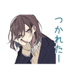 テスト報告★男子高校生の励まし（個別スタンプ：16）