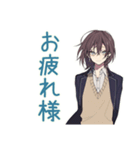 テスト報告★男子高校生の励まし（個別スタンプ：21）
