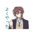 テスト報告★男子高校生の励まし（個別スタンプ：22）