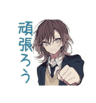 テスト報告★男子高校生の励まし（個別スタンプ：26）