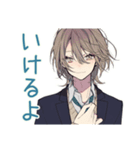 テスト報告★男子高校生の励まし（個別スタンプ：27）