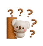 ふわふわコアラ♡かわいい吹き出し（個別スタンプ：14）