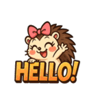ドジ可愛ハリネズミ＊ピッピ毎日スタンプ4（個別スタンプ：2）
