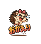 ドジ可愛ハリネズミ＊ピッピ毎日スタンプ4（個別スタンプ：4）