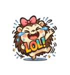 ドジ可愛ハリネズミ＊ピッピ毎日スタンプ4（個別スタンプ：12）