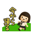 ずっと使えるセーラー服のかわいい女の子（個別スタンプ：6）