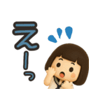 ずっと使えるセーラー服のかわいい女の子（個別スタンプ：27）