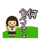 ずっと使えるセーラー服のかわいい女の子（個別スタンプ：38）