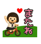 ずっと使えるセーラー服のかわいい女の子（個別スタンプ：40）