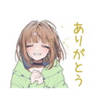 バイト行きたくないゆるパーカーちゃん（個別スタンプ：7）