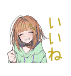 バイト行きたくないゆるパーカーちゃん（個別スタンプ：23）