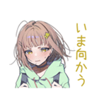 バイト行きたくないゆるパーカーちゃん（個別スタンプ：34）