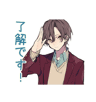 男子高校生★塾と部活の調整（個別スタンプ：28）