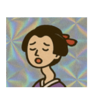 キラキラシール風ろくろ首@SFW（個別スタンプ：3）