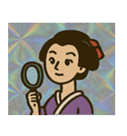 キラキラシール風ろくろ首@SFW（個別スタンプ：6）