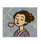 キラキラシール風ろくろ首@SFW（個別スタンプ：14）