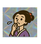 キラキラシール風ろくろ首@SFW（個別スタンプ：15）