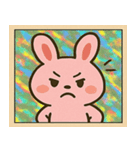 キラキラシール風つきのうさぎ@SFW（個別スタンプ：7）