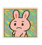 キラキラシール風つきのうさぎ@SFW（個別スタンプ：20）