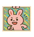 キラキラシール風つきのうさぎ@SFW（個別スタンプ：23）