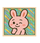 キラキラシール風つきのうさぎ@SFW（個別スタンプ：31）