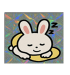 キラキラシール風ラッキーうさぎ@SFW（個別スタンプ：10）