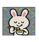 キラキラシール風ラッキーうさぎ@SFW（個別スタンプ：11）