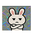 キラキラシール風ラッキーうさぎ@SFW（個別スタンプ：13）