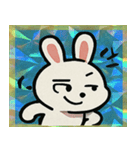 キラキラシール風ラッキーうさぎ@SFW（個別スタンプ：17）