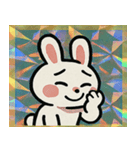キラキラシール風ラッキーうさぎ@SFW（個別スタンプ：19）
