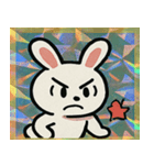 キラキラシール風ラッキーうさぎ@SFW（個別スタンプ：20）