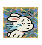 キラキラシール風ラッキーうさぎ@SFW（個別スタンプ：27）