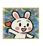 キラキラシール風ラッキーうさぎ@SFW（個別スタンプ：30）