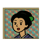 キラキラシール風グルグルろくろ首@SFW（個別スタンプ：5）
