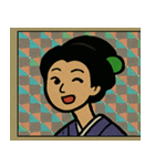 キラキラシール風グルグルろくろ首@SFW（個別スタンプ：9）