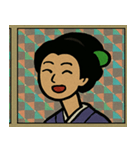 キラキラシール風グルグルろくろ首@SFW（個別スタンプ：10）