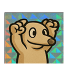 キラキラシール風ペロリんアリクイ@SFW（個別スタンプ：6）