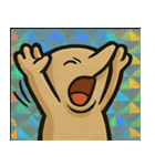 キラキラシール風ペロリんアリクイ@SFW（個別スタンプ：7）