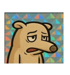 キラキラシール風ペロリんアリクイ@SFW（個別スタンプ：8）