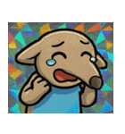 キラキラシール風ペロリんアリクイ@SFW（個別スタンプ：18）