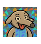 キラキラシール風ペロリんアリクイ@SFW（個別スタンプ：31）